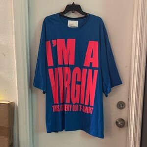 Savage X Fenty Blue and Pink Statement Tee